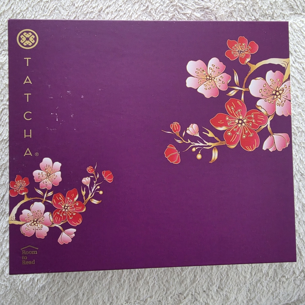 Tatcha Purple Skincare Set Packaging